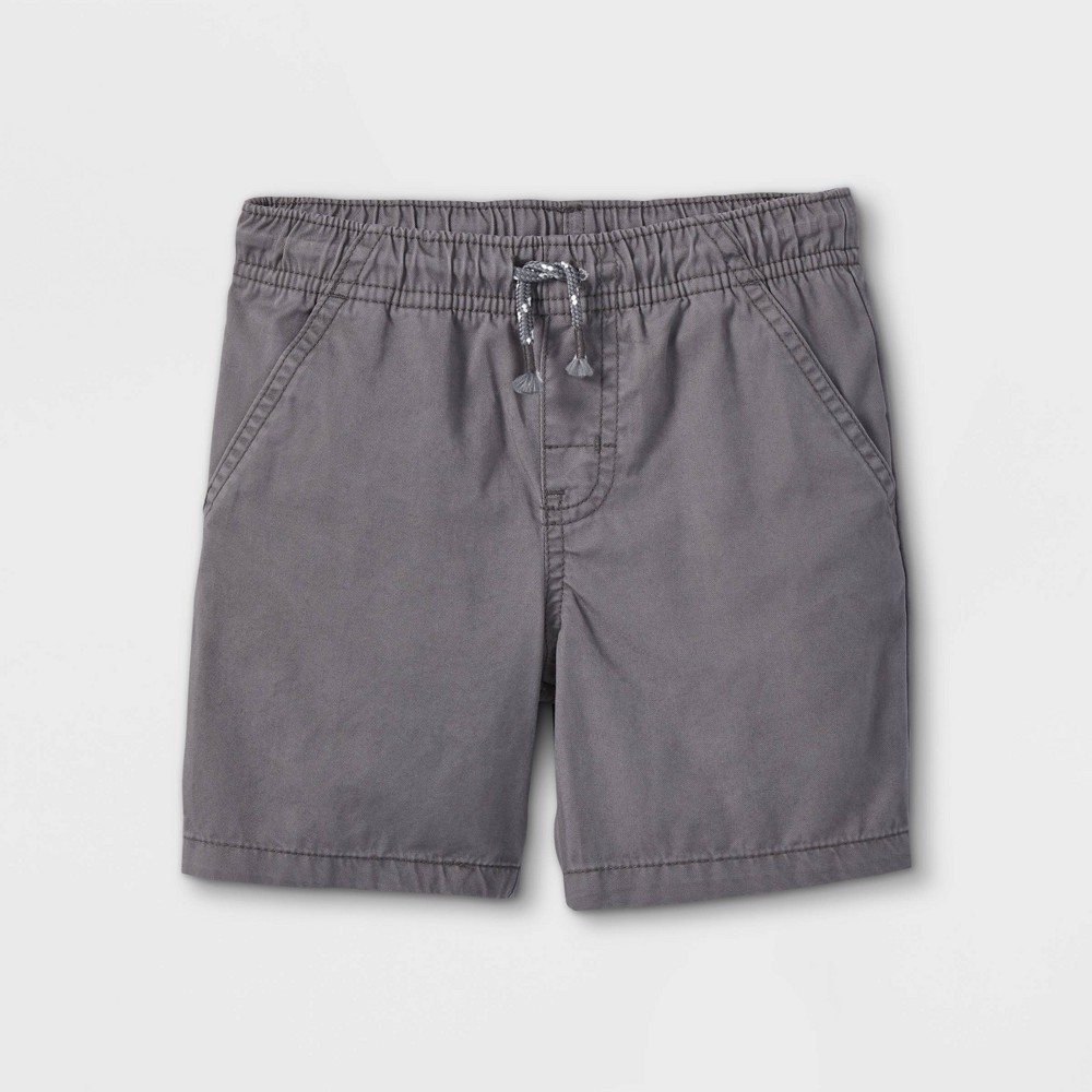 Toddler Boys' Woven Pull-On Shorts - Cat & Jack Gray 2T