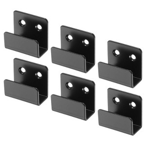 Unique Bargains Stainless Steel Mirrors Picture Frame Display Wall Mounting Support Brackets 6 Pcs - 1 of 4