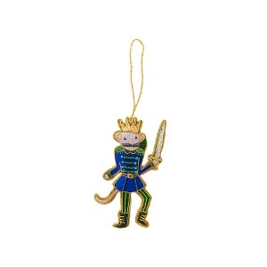 Jollity & Co. - Nutcracker Mouse King Christmas Ornament - Pack of 1 Ornament - 1 of 2