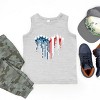 The Juniper Shop Patriotic Plane Heart Youth Tank Top - 4 of 4