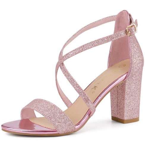 Pink/Glitter Blink Sandal - Polliwogs Children's Boutique