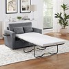 YOOCOZZ 47.2" Twin Size Sleeper Sofa with a Foldable Mattress,a Side Storage Pocket, a Foldable Side Table and Two USB Ports - 4 of 4