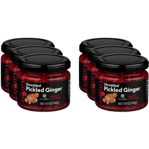 Muso From Japan Shredded Pickled Ginger - Case of 6 - 4.9 oz - 1 of 2