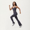 Anna-Kaci Active Women's High Waist Flare Sweatpants with Seamless Stretch Fit - 4 of 4