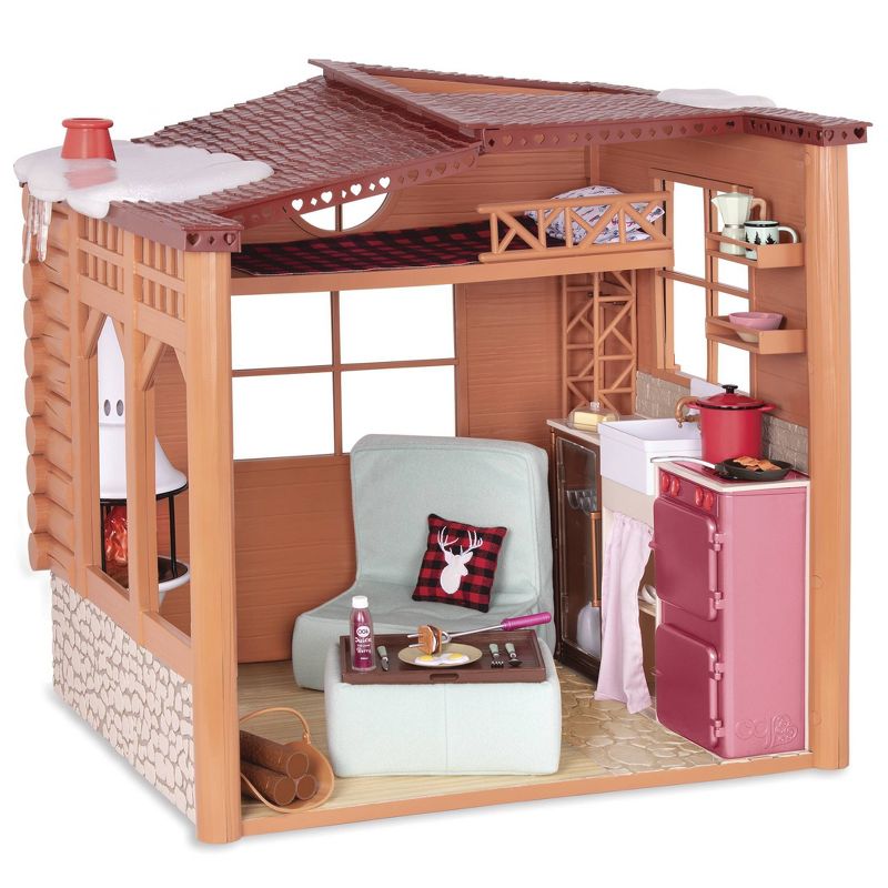Our Generation Cozy Cabin Dollhouse Playset for 18&#34; Dolls, 1 of 12