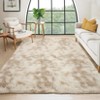 Luxury Shag Area Rugs for Living Room Bedroom Non-Slip Fluffy Soft Shaggy Rug Carpet Indoor Plush 8x10 Rug for Kids Play Room Nursery Home Dorm Decor - 4 of 4
