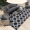 Outdoor Modern Woven Plastic Straw Carpet Lightweight Portable Erasable Large Area Rugs for Camping Garden Backyard Picnic Mat - 3 of 4