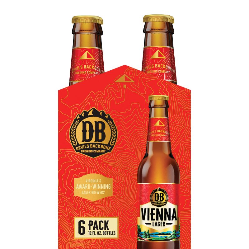 Devils Backbone Vienna Lager Beer - 6pk/12 fl oz Bottles, 1 of 11