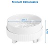 iMountek"USB Powered Ceramic Heated Pet Water Bowl for Dogs & Cats - Keeps Water Fresh & Non-Freezing"White - 3 of 4