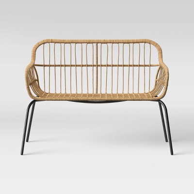 rattan bench target