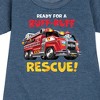 - Paw Patrol - Marshall Ruff Ruff Rescue Graphic Short Sleeve Fleece Dress - 2 of 4
