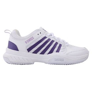 K-Swiss Women's Court Express 2 Tennis Shoe (White/Purple Haze
