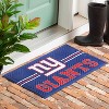 Evergreen NFL New York Giants Embossed Mat Cross Hatch Indoor and Outdoor Doormat - 4 of 4