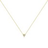 Haus of Brilliance 10K Yellow Gold Plated Silver Diamond Pendant Necklace - 4 of 4