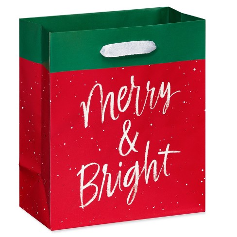 Bright Creations 12 Pack Christmas Wine Gift Bags With Tissue Paper,  Christmas Tree And Reindeer : Target