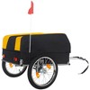 Whisen Heavy-Duty Bike Cargo Trailer with Removable Waterproof Cover with 88 lbs Capacity, 16" All-Terrain Wheels - 3 of 4
