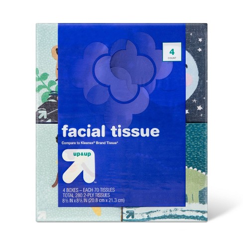 Kids Facial Tissue - Design May Vary - 70ct - up & up™ - image 1 of 4