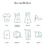 Women's Short Sleeve Sweater Top - SEE AND BE SEEN - 4 of 4