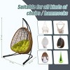 Sorbus Hanging Swing Chair Stand Frame- for Indoor & Outdoor Relaxation, Holds Up to 330 lbs, No Trees or Drilling Needed - 2 of 4