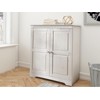 RealRooms Cubrix Solid Wood 2 Door Closed Storage Cabinet - 2 of 4