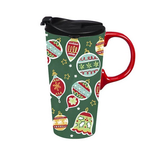 Evergreen Ceramic Travel Cup With Box, Happy Birthday- 17 Oz Travel Cup  With Leakproof Lid : Target
