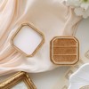 Unique Bargains Portable Double Slots Velvet Jewelry Ring Box for Proposal Engagement Wedding - 4 of 4