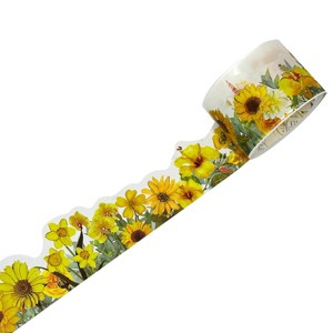 Wrapables Landscape Floral Metallic Gold Foil Washi Tape, 30mm x 3M - 1 of 4