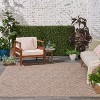 Nourison Versatile Solid Diamond Indoor Outdoor Flatweave Area Rug - 2 of 4