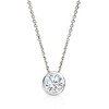 Ross-Simons 2.40 ct. t.w. Bezel-Set CZ Jewelry Set: Pendant Necklace and Stud Earrings in Sterling Silver Size 18 - 4 of 4