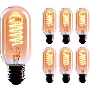 CROWN LED 6x Edison Light Bulb - E27 Bulb - 1 of 4