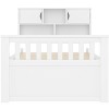 Twin Size Captain Platform Bed Frame with Storage Bookcases, Shelves, Cabinet and 4 Drawers-ModernLuxe - 4 of 4