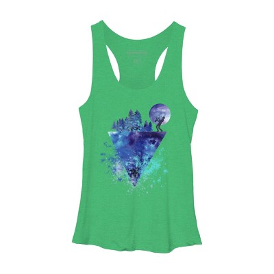 Women's Design By Humans Play Music On The Edge By Maryedenoa Racerback Tank Top