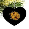Arkansas at Pine Bluff Primary Logo Heart Love Wood Christmas Tree Holiday Ornament - 2 of 3