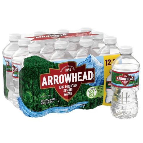 Arrowhead Brand 100% Mountain Spring Water - 12pk/12 Fl Oz Bottles : Target
