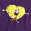 Boys' Short Sleeve SpongeBob Squarepants Valentine's Day Heart Shaped Sponged T-Shirt Boys and Girls - 3 of 4