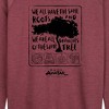 Women's - Avatar: The Last Airbender - Same Roots Lightweight French Terry Wide Neck Long Sleeve Shirt - 2 of 4