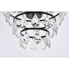 Elegant Lighting Ella 14 inch flush mount in black - 4 of 4