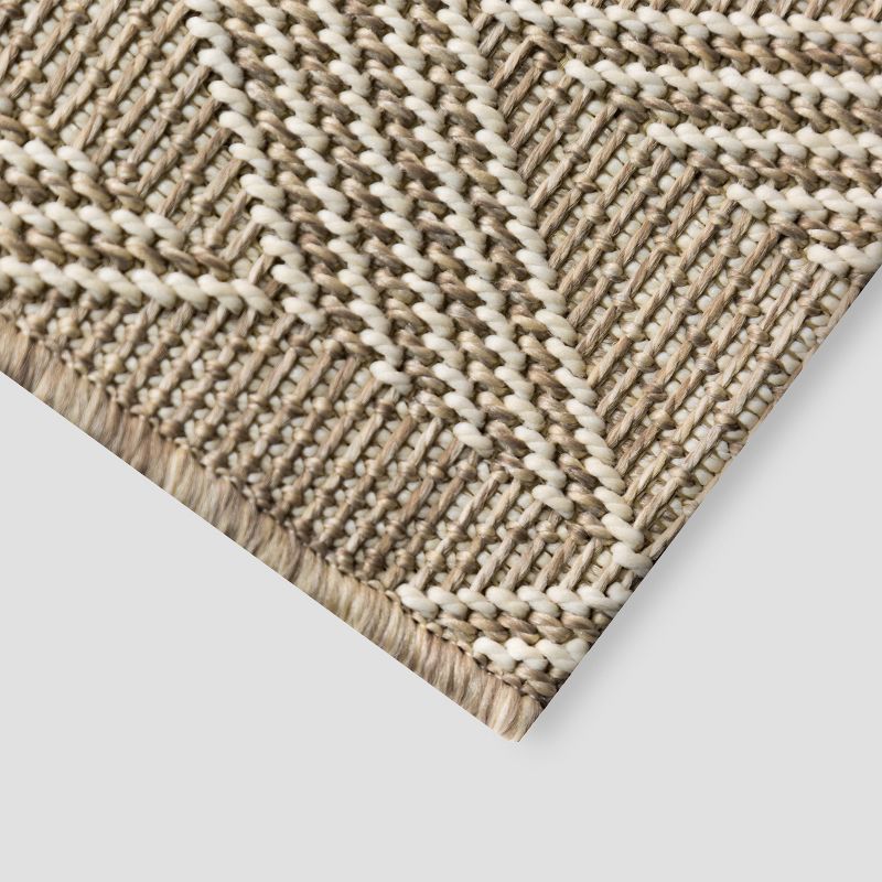 Shifted Chevron Outdoor Rug - Threshold™, 2 of 5
