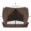 CLAM Quick-Set Pavilion Portable Pop-Up Outdoor Camping Gazebo Screen Tent Sided Canopy Shelter with Ground Stakes & Carry Bag - 4 of 4