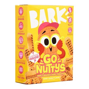 BARK Go Nuttys Peanut Butter Flavor Soft Baked Dog Treats - 10oz - 1 of 4