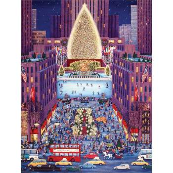 Sunsout Rockefeller Center 500 pc  Christmas Jigsaw Puzzle 60977