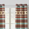 Red Rock Grommeted Blackout Curtain Panels Pair 48" x 84" Clay by Greenland Home Fashion - 4 of 4