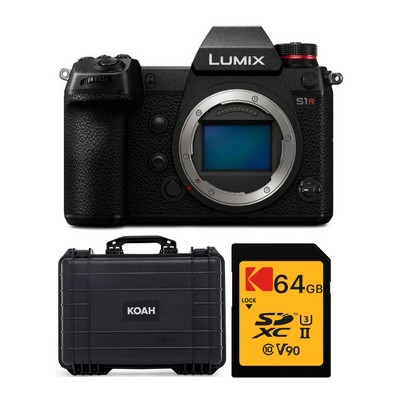 Panasonic LUMIX S1R 47.3MP Digital Mirrorless Camera (Body Only) Bundle
