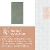 TOWN & COUNTRY EVERYDAY Stone Geo Curve Soft Felt Everwash®, Machine Washable Area Rug with Non-Slip Backing, Geometric Rug, Sage Green, 1'7"x2'11" - 3 of 4