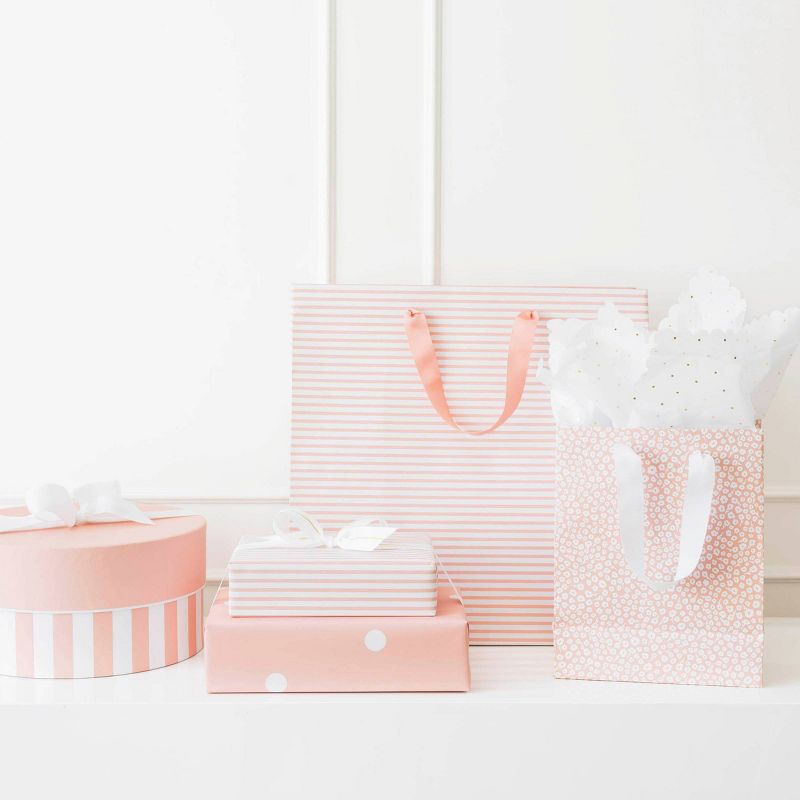Pinstripe XL Gift Bag Pink - Sugar Paper&#8482; + Target, 4 of 6