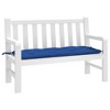 vidaXL Garden Bench Cushion Blue 47.2"x19.7"x2.8" – Outdoor/Indoor Furniture Pad - 2 of 4