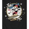 Men's - Disney - Ski With Me Mickey Graphic Fleece Sweatshirt - 2 of 4
