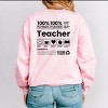 Simply Sage Market S.W.Smiley Teacher Recipe Front & Back Design Sweatshirt - 2 of 4