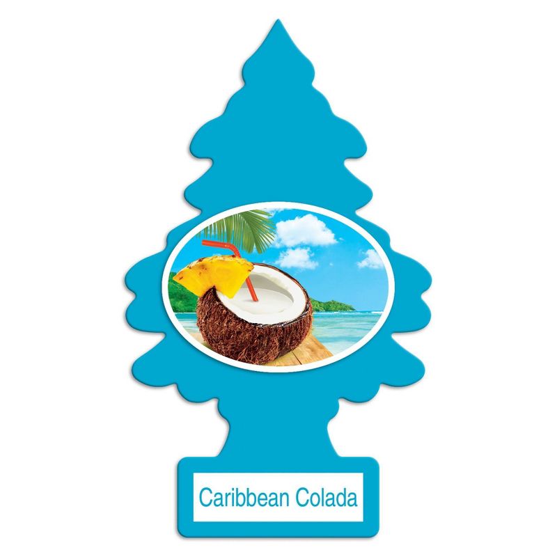 Little Trees 6pk Caribbean Colada Air Freshener, 3 of 5