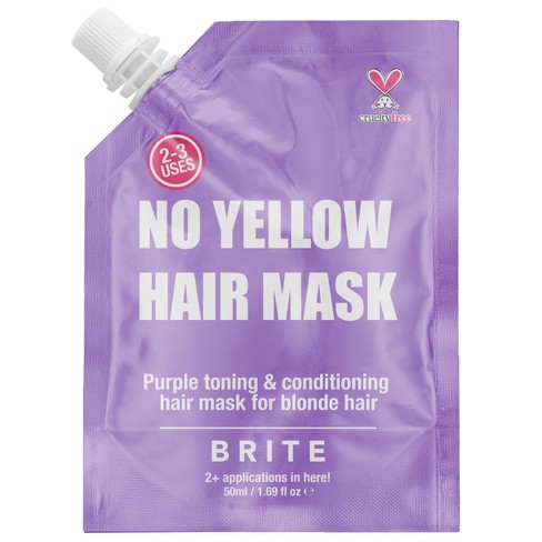 Brite No Yellow Hair Mask 1 69 Fl Oz Target
